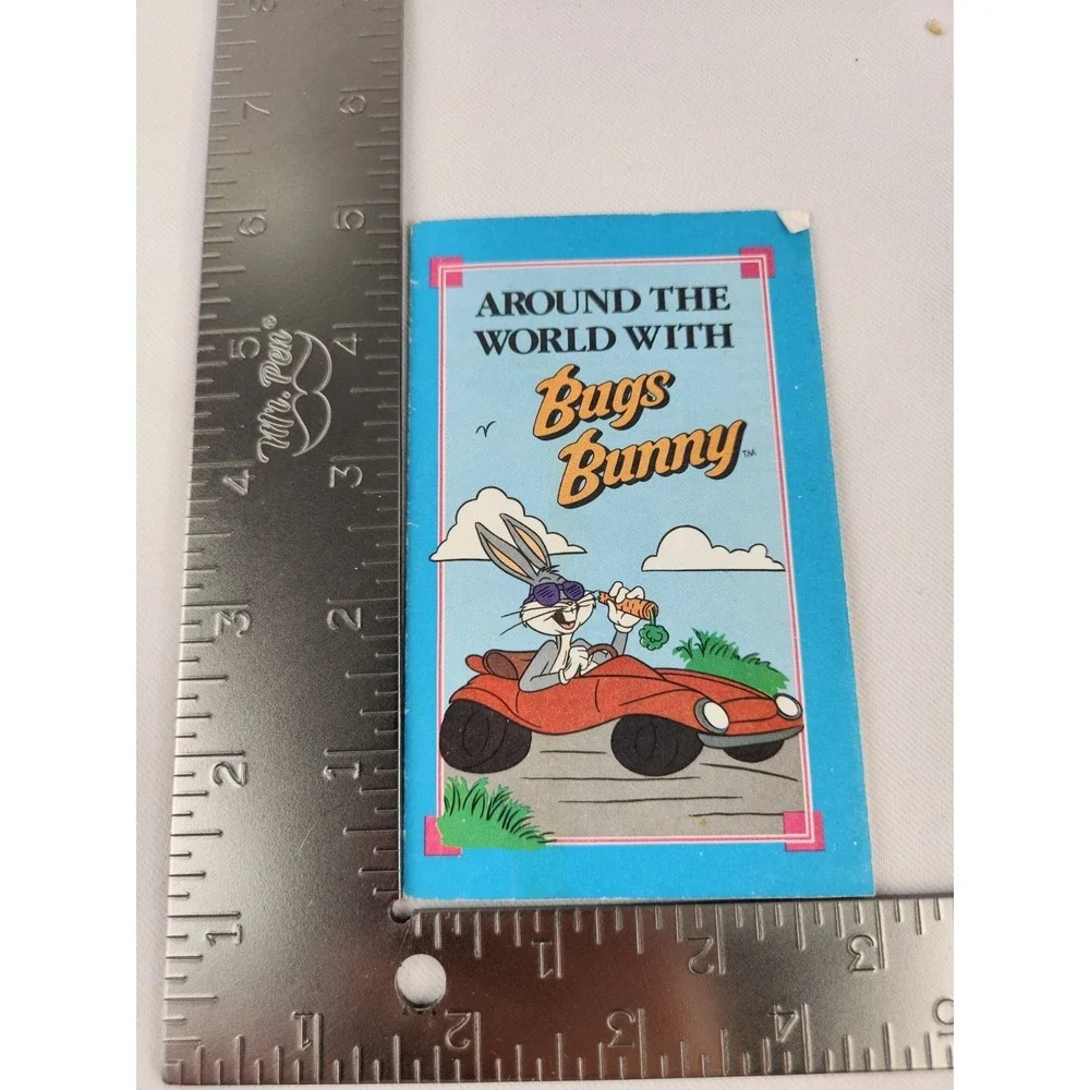 Vintage 1990s Tyson Looney Tunes‎ Cartoon Booklet Project Coin Rub Book Pamphlet